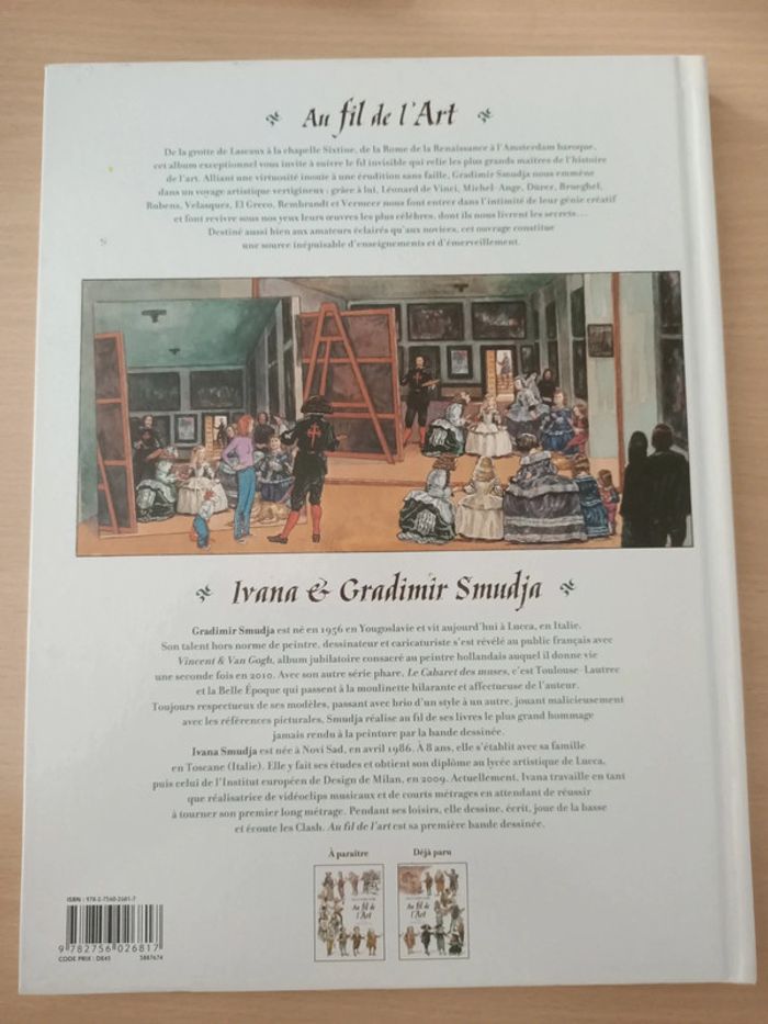 BD au fil de l'art volume 1 (Ivana & Gradimir smudja / éditions Delcourt) - photo numéro 2