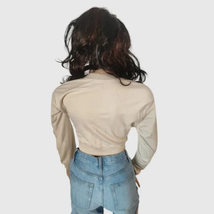 Sweat Esprit beige - Taille M, le basique doux et confortable ! - photo numéro 4