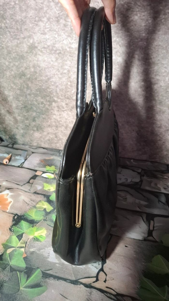 Ensemble sac vintage pochette made in France - photo numéro 8