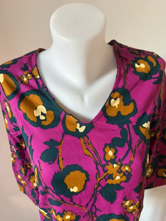 Robe coloré violette neuve avec étiquette taille XS- S zilch - photo numéro 3