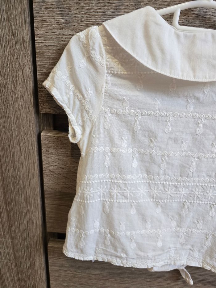 Vêtement Bébé Fille - Chemisier blanc - Sergent Major - 18 mois 80 cm - photo numéro 8