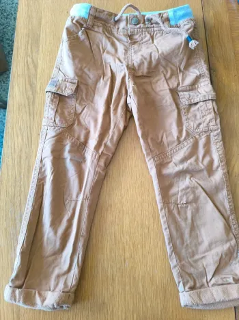 312652 pantalon marron garçon 3 ans gémo
