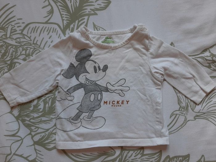 Tee-shirt manche longue Mickey 3mois