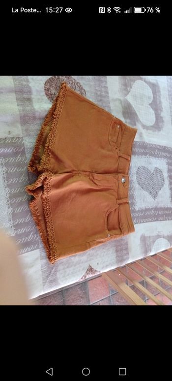 Short avec finition
