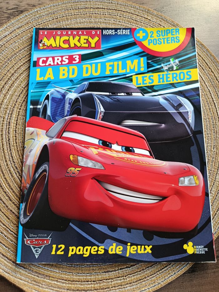 Le journal de Mickey hors série cars3ma bd du film