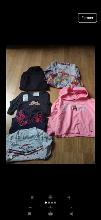 Lot hauts tee-shirt 4 ans