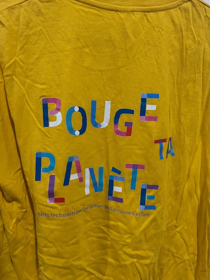643 – t-shirt moutarde course Bouge Ta Planète - photo numéro 7