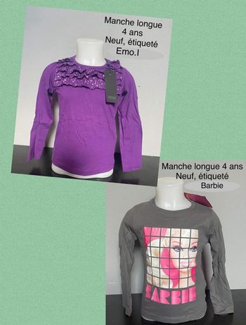 Lot de 2 ML taille 4 ans