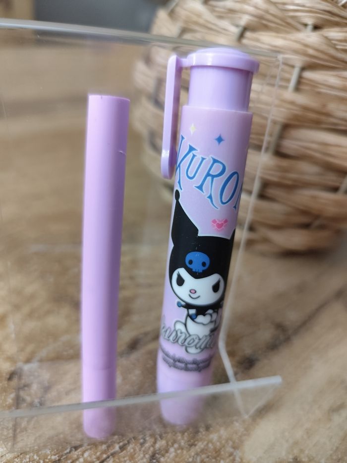 stylo gomme Sanrio kawaii kuromi - photo numéro 2