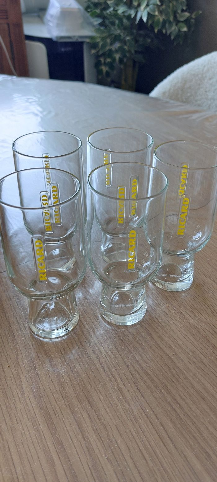Lot de 5 verres Ricard Mathieu Lehanneur - photo numéro 2