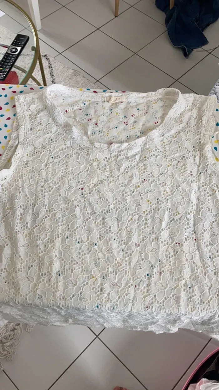 Blouse dentelle