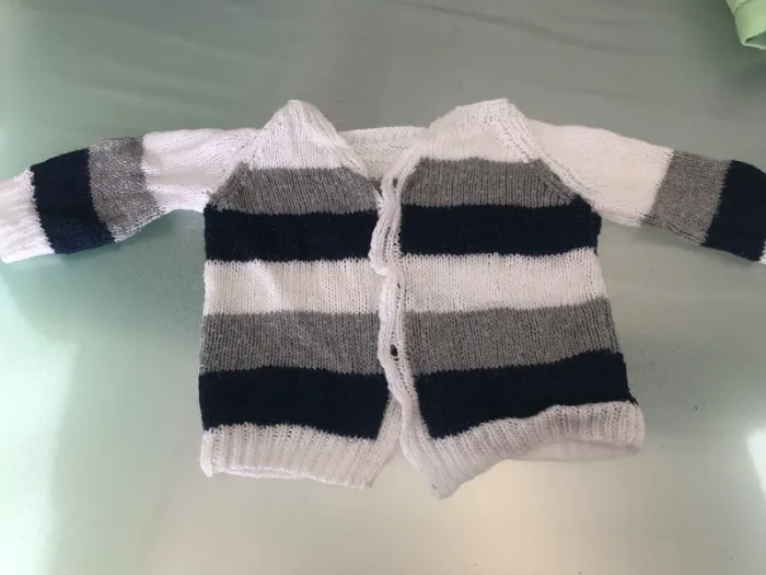 habits tricotés main 3/6 mois