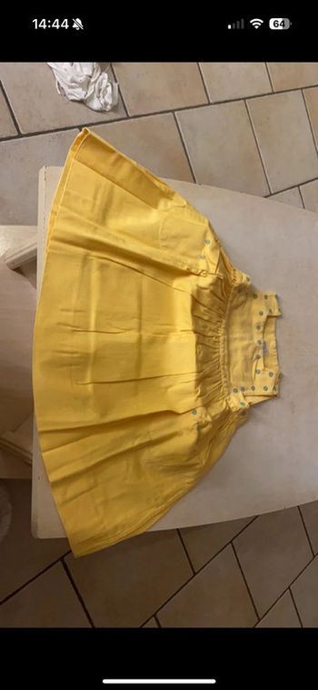 Robe jaune Cyrillus 18 mois