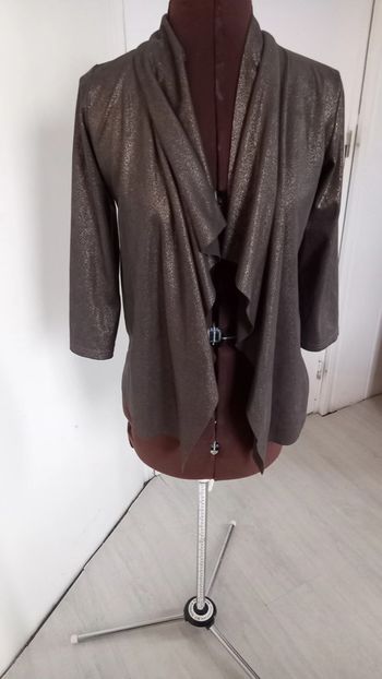 Petite veste de fête dorée morgan