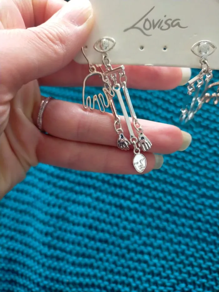 Lot 2 paires de boucles d'oreilles - photo numéro 2