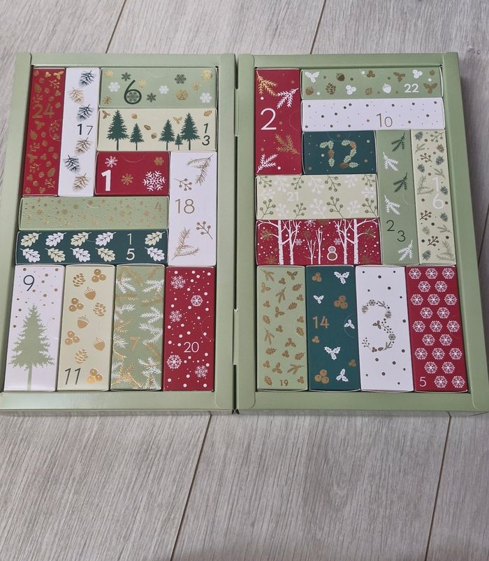 Lot de 2 calendriers de l'avent (vide)² - photo numéro 5