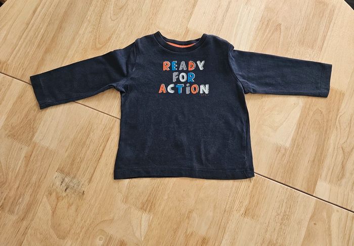 Lot de 3 t shirt manches longues 6/9 mois - photo numéro 6