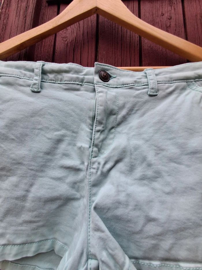 Short court bleu turquoise Superdry taille M - photo numéro 3