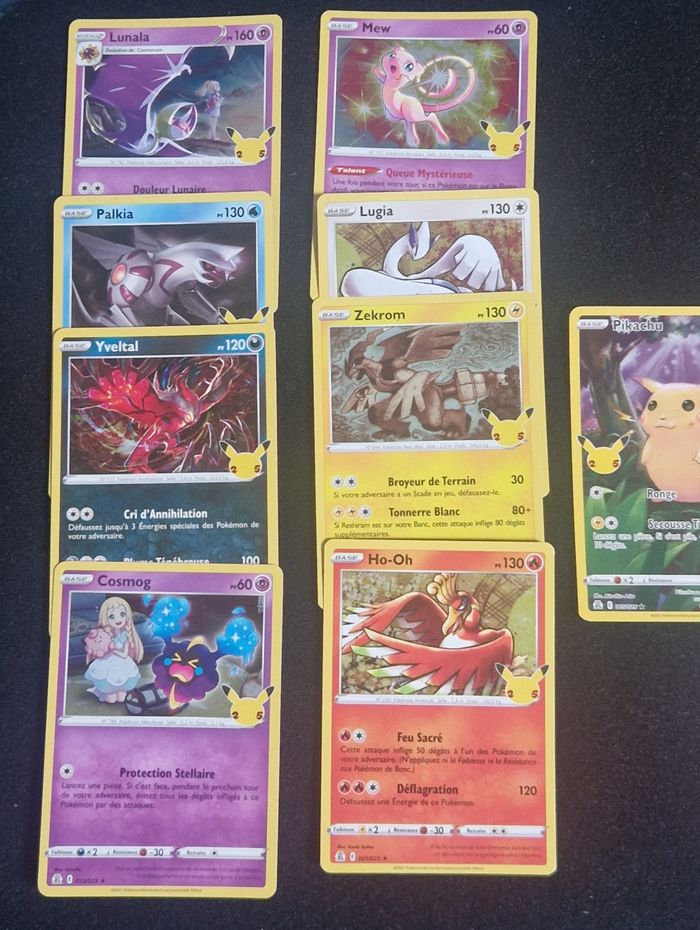 Lot de 17 cartes Pokémon Célébrations 🇫🇷 - photo numéro 2