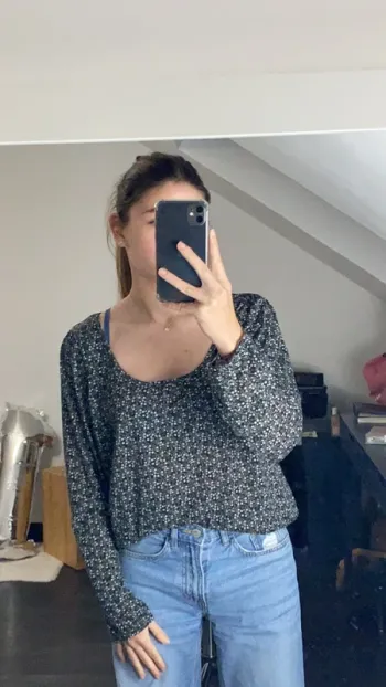 Blouse à fleur
