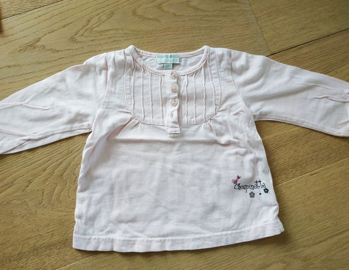 Lot 5 T-shirt fille 12 mois - photo numéro 5