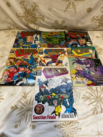 Lot de 7 magazines Cable vintage Marvel Comics