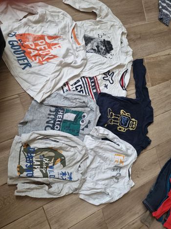 Lot de 7 t-shirt manche longue 18 mois
