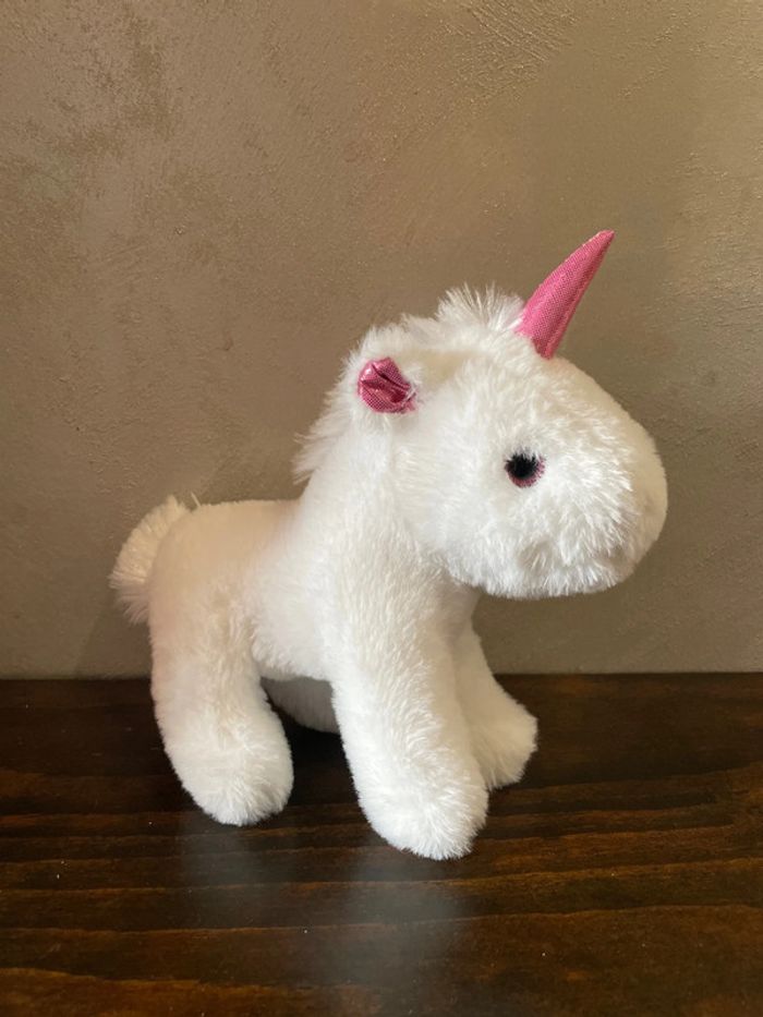 Peluche licorne blanche Fizzy - photo numéro 2
