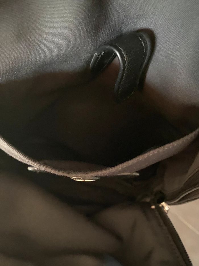 Sac à bandoulière Sacoche Coach en cuir noir - photo numéro 13
