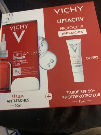 Vichy coffret protocole anti taches