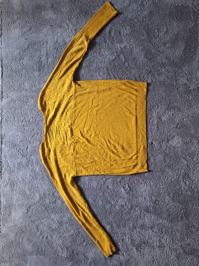 Pull léger moutarde - photo numéro 4