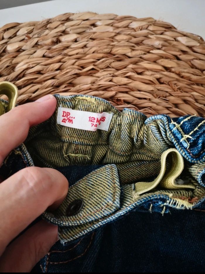 Ensemble t-shirts jean DPAM 12M - photo numéro 7