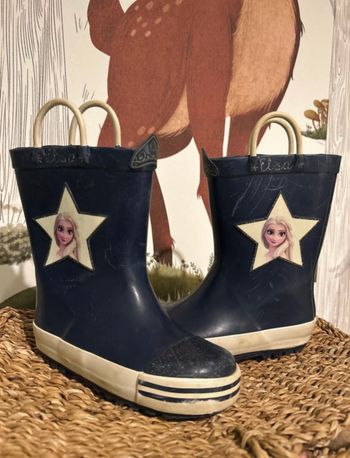 👑 Bottes de pluie Reine des Neiges