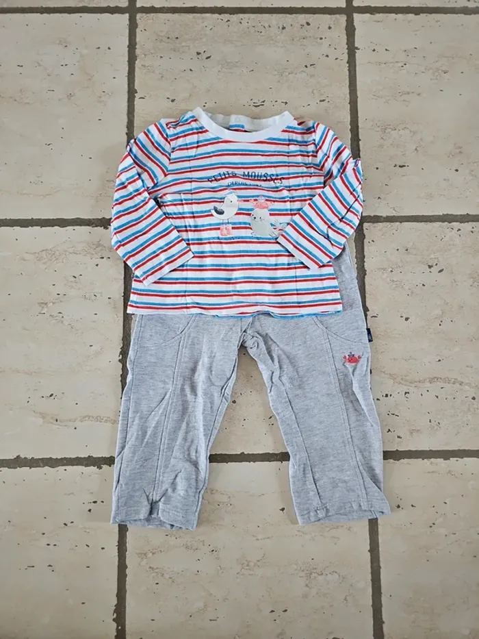 Ensemble sweat/tee-shirt/jogging - Sergent Major - 24 mois/86 cm - photo numéro 2