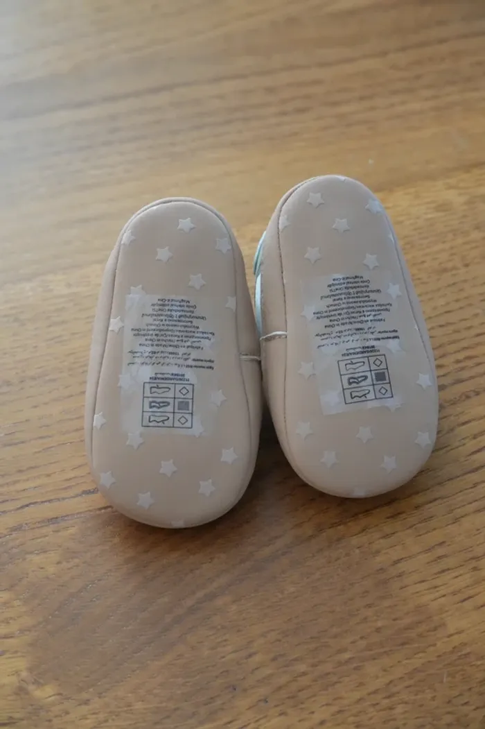 Chaussures bébé imprimé dinosaures - semelle souple - photo numéro 5