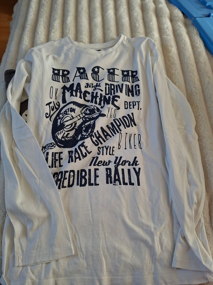 Lot de 6 tee shirts manches longues 12 ans - photo numéro 6