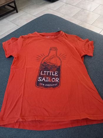 Tee shirt rouge kiabi