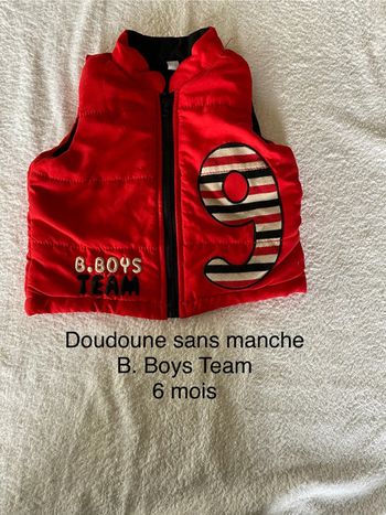 6 mois doudoune sans manches