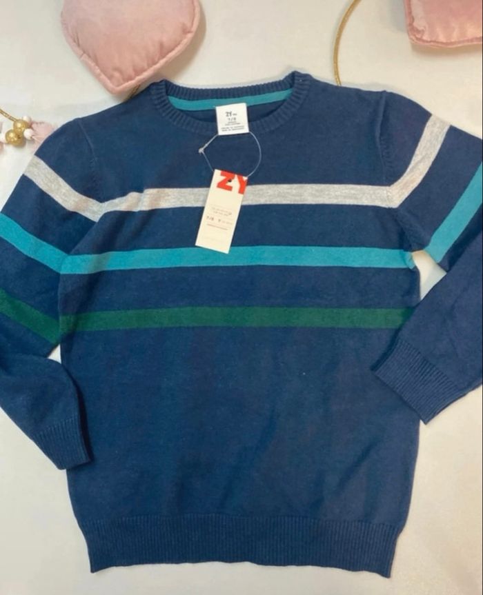 Pull garçon - neuf - Zippy - Taille 7 ans