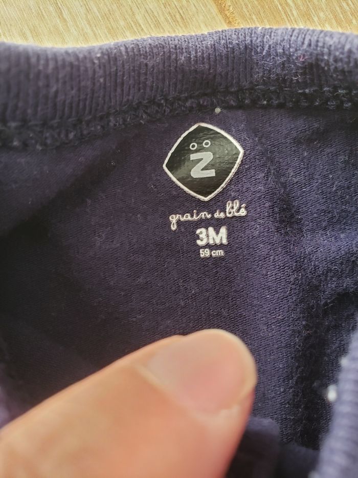 Pyjama léger taille 3mois - photo numéro 2