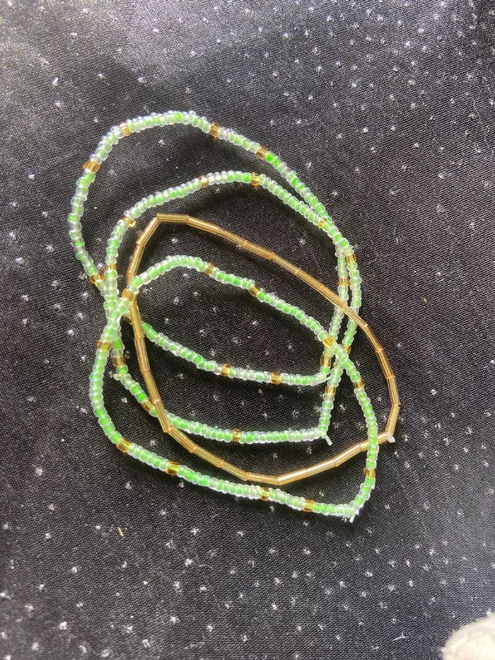 Bracelets verts pomme - photo numéro 2