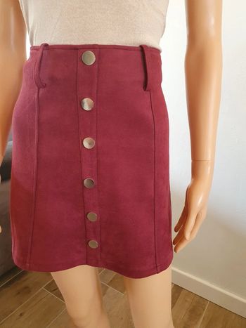 Jupe bordeau
