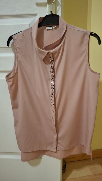 Chemise sans manche avec Strass
