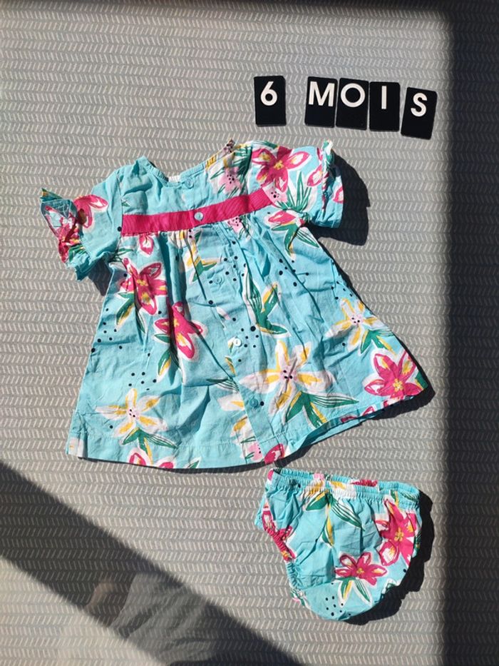 Robe et bloomer fille - Gémo - 6 mois - photo numéro 13