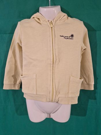 Gilet à capuche zippée 36 mois (90-97 cm) Kiabi