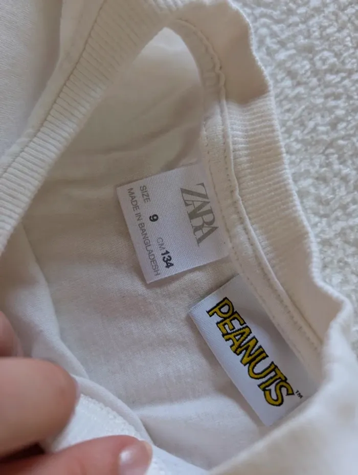 🌲 Sweat fin Snoopy x Zara – 9 ans - photo numéro 4