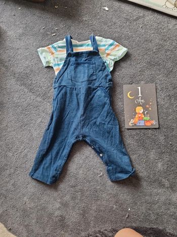 Salopette petit bateau 12 mois