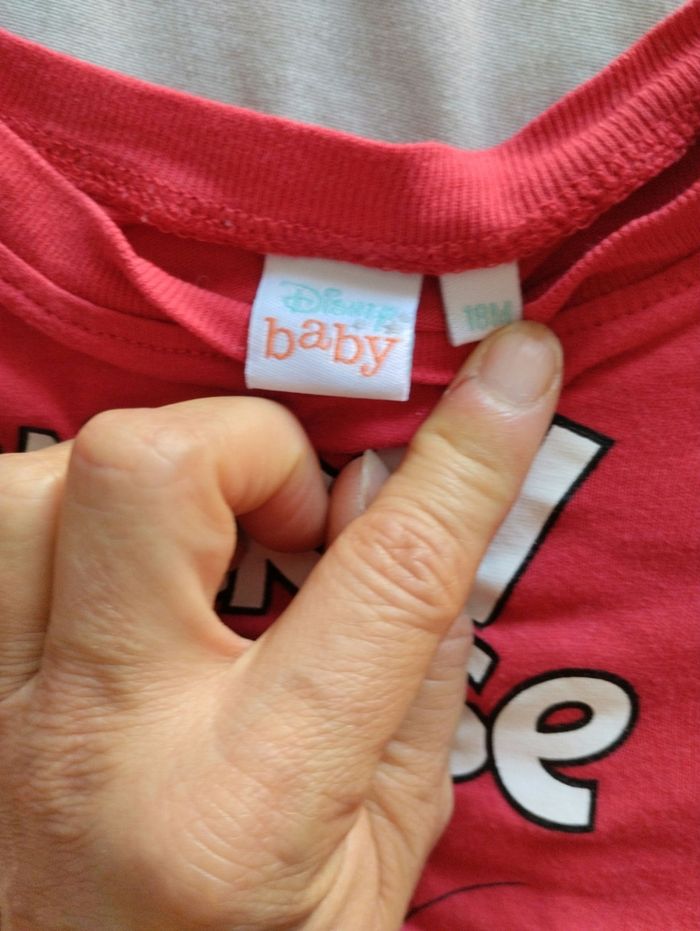 T-shirt manches longues Mickey taille 18 mois neuf - photo numéro 2