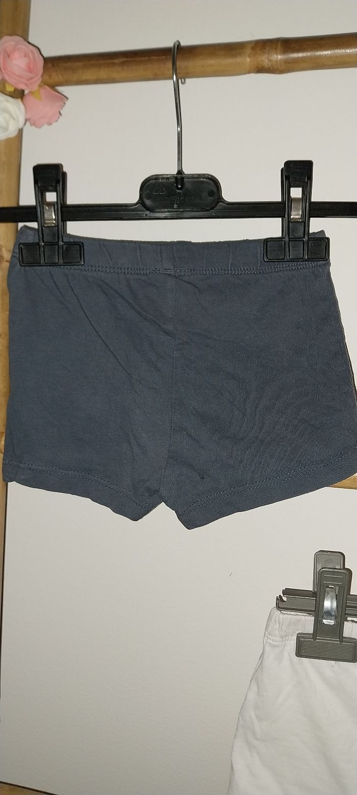 Duo/ Lot de 2 shorts La Halle 18 mois très bon état - photo numéro 6