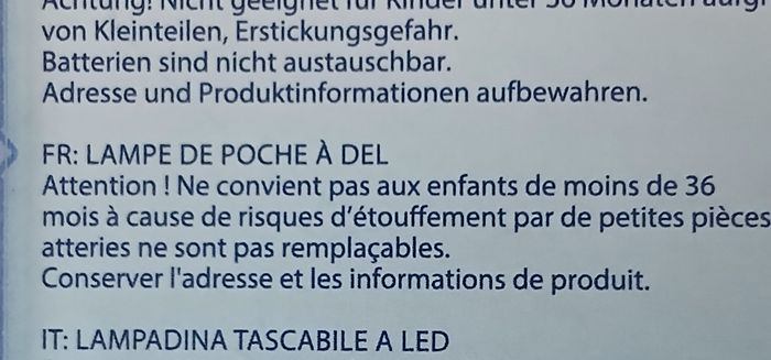 Neuf/Frozen: Lampe de poche avec cordon - photo numéro 7